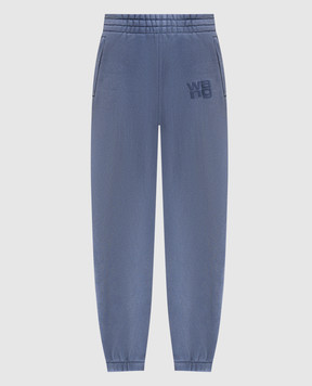 Alexander Wang Сині джогери з логотипом 4CC3244403