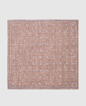 Brunello Cucinelli Двухсторонний платок-паше в геометрический принт MR8900091
