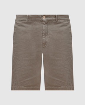Brunello Cucinelli Серые шорты MP52DU0010