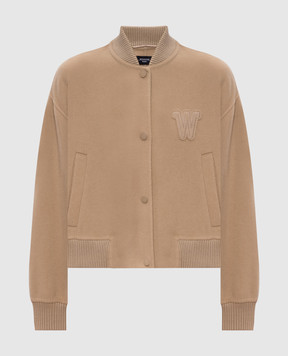 Max Mara Weekend Коричневий бомбер ZELANTE з вовни ZELANTE