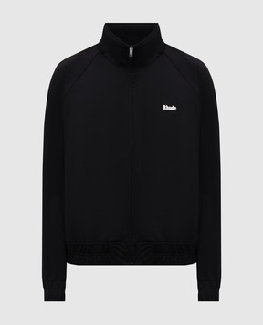 Rhude Чорна спортивна куртка з логотипом RHPS25ST01113