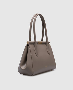 Dolce&Gabbana Бежевая кожаная сумка-тоут Marlene BB7734A3G19