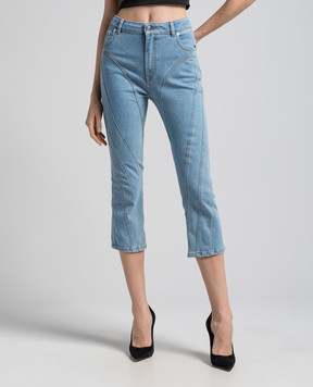 Thierry Mugler Блакитні джинсові капрі 24P6PA0426247