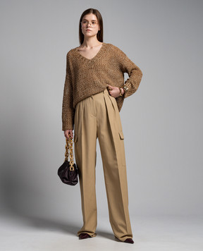 Max Mara Sportmax Бежевые штаны-карго JACOPO JACOPO