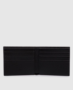 Dolce&Gabbana Чорне шкіряне портмоне з логотипом BP1321AG219