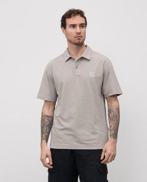 Stone Island Серое поло с нашивкой логотипа K1S152200001S0F11
