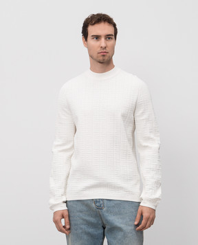 Balmain Білий джемепр PB Labyrinth FH1KF096KI63