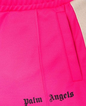 Palm Angels Дитячі рожеві шорти з лампасами PGCL001S25FAB00112+