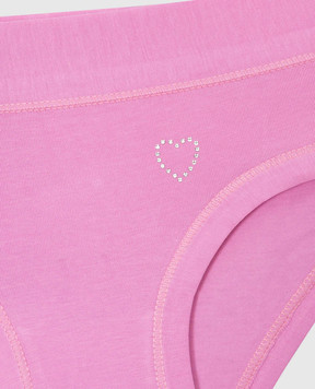 RiminiVeste Дитячі фіолетові трусики Emy Bimba з кристалами B659