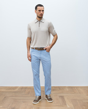 Stefano Ricci Голубые джинсы с логотипом MFT51B2230T265BL