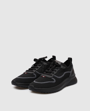 Bally Черные кроссовки с логотипом MSK0ABTE027