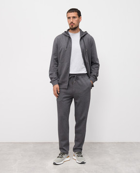 Brunello Cucinelli Серые спортивные штаны MW8633243G