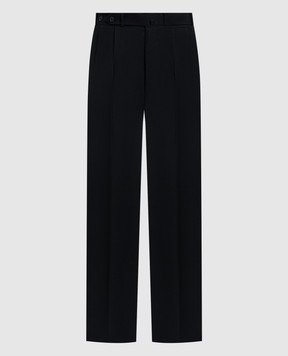 Maison Margiela Чорні штани з вовною S51KA0599S49892