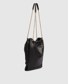 Saint Laurent Черная кожаная сумка JAMIE POCHON 781666AAB32
