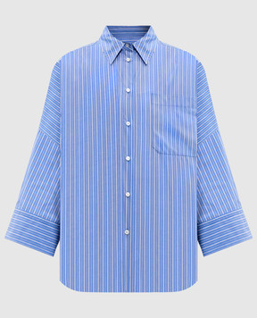 Max Mara Weekend Блакитна сорочка ZAVORRA в смужку ZAVORRA