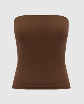 Wolford Коричневий топ Fatal 50799