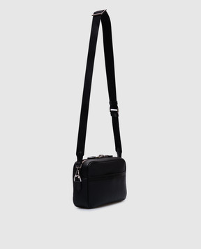 Tom Ford Черная кожаная сумка с нашивкой логотипа H0653LCL213S