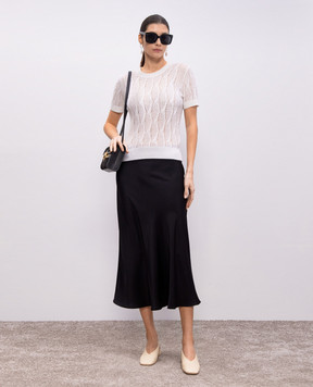 Allude Белый топ из кашемира 25211204