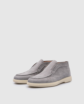 Santoni Сірі дезерти із нубуку WUYA58458TISNPRX