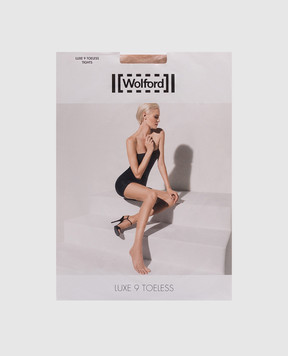 Wolford Колготки бежевые Luxe 9 Den 17055