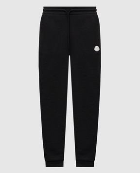 Moncler Черные спортивные брюки с логотипом логотип логотип. K10918H0000689AEN