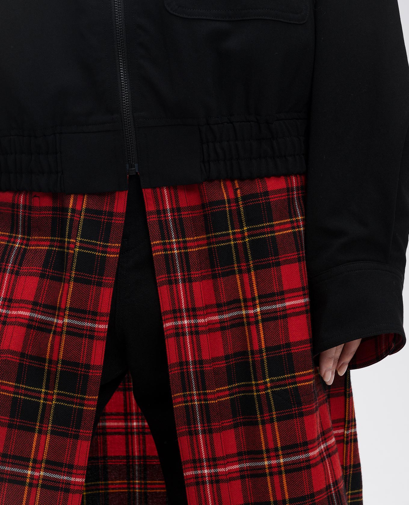 Y`S Yamamoto Червоне двостороннє пальто з вовни подвійної конструкції YOC44130 зображення 6