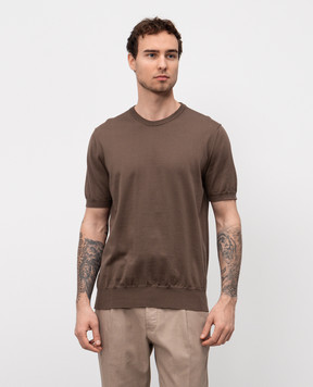 Cashmere&Whiskey Коричневая футболка MB003