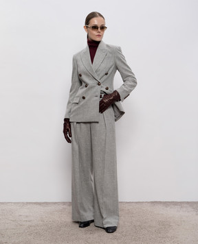 Brunello Cucinelli Бордовый гольф из кашемира M12150103