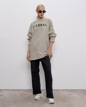 Fear of God Серый удлиненный лонгслив Eternal FGE2505111HWJw