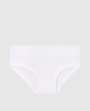 RiminiVeste Дитячі білі трусики Emy Bimba з кристалами B659