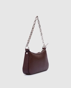 Alexander McQueen Коричнева шкіряна сумка-хобоT-bar 8135531VDGB