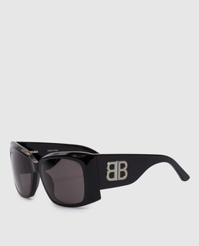 Balenciaga Черные очки Square XL 830316T0039