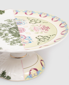 SELETTI Белая фарфоровая подставка для торта Raissa 09766