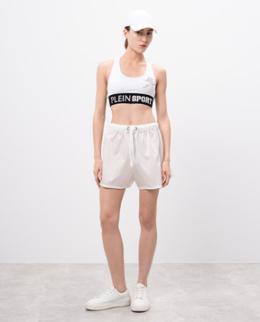 Prada Белые шорты Re-Nylon с логотипом 22H8401WQ8