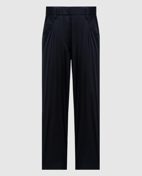 Brunello Cucinelli Черные брюки с цепочкой мониль M0H93P8907