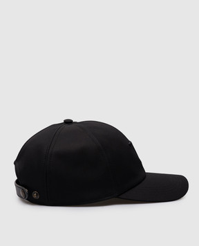 Tom Ford Чорна кепка з вишивкою логотипа TF MH003TCN036G