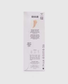 Wolford Чорні шкарпетки з монограмою логотипа 48101
