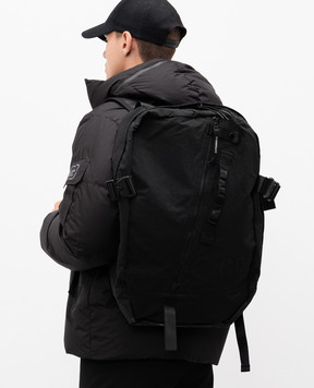 C.P. Company Черный рюкзак с вышивкой логотипа MAC121A110188G