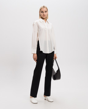 PROENZA SCHOULER Белая блуза Demi с шелком R2444000BY297