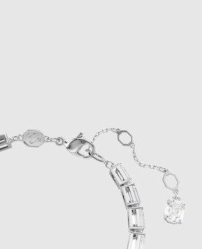 Swarovski серебристый браслет Matrix Tennis 5707200