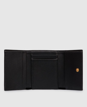 Dolce&Gabbana Черный кожаный портмоне с логотипом BI0770A9S25