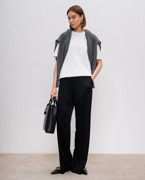 Jil Sander Белая футболка с принтом логотипа J02GC0128J46219