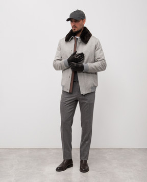 Slowear Сірі штани з вовни і кашеміру 1T00984932A