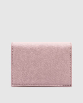 Valentino Розовый кожаный портмоне с эмблемой Vlogo Signature 6W0P0AJ3SNP