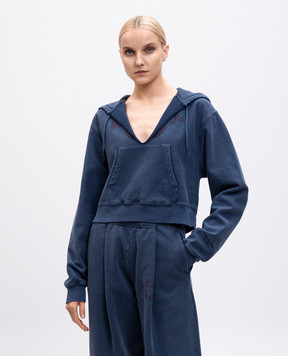 Alexander Wang Синий худой с монограммой логотипа 4CC2251559