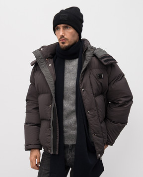 Dolce&Gabbana Чорна шапка з вовни GX15KZJDVCI
