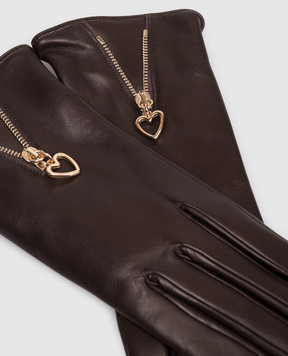 Sermoneta Gloves Шкіряні рукавички з блискавкою BS103