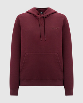 Mackage Бордовые худи с фактурным логотипом KRYSTIANw