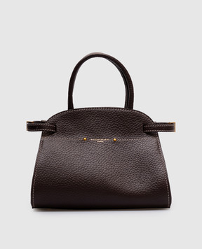 Gianni Chiarini Коричнева шкіряна сумка-тоут Farah BS11465TKLCM