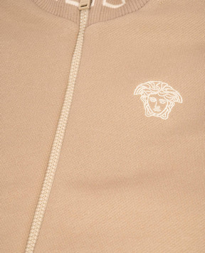 Versace Дитяча бежева спортивна куртка Greca 10182831A11652